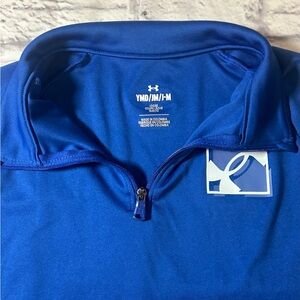 Royal Blue Under Armor Youth Quarter Zip
